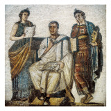 Virgil and the Muses Giclee Print