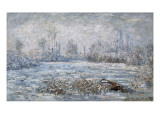 Frost Near Vetheuil (Le Givre) Giclee Print by Claude Monet