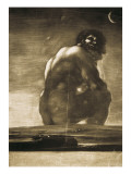 The Colossus Giclee Print by Francisco de Goya