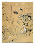 Chocolat Dancing in the "Irish and American Bar" Giclee Print by Henri de Toulouse-Lautrec