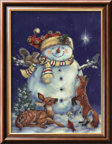 Jolly Snowman Posters by Donna Race