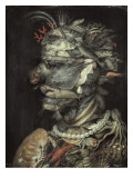 Water (Aqua) Giclee Print by Giuseppe Arcimboldo