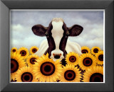Environnés par les fleurs d'été Affiche par Lowell Herrero