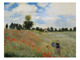 Wild Poppies Giclee Print by Claude Monet