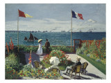 Terrasse à Sainte-Adresse Reproduction procédé giclée par Claude Monet