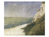 Beach at Bas Butin, Honfleur Giclee Print by Georges Seurat