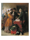 Choosing the Wedding Gown Giclee Print by William Mulready