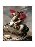 Napoleon Crossing the Saint Bernard Giclée-Druck von Jacques-Louis David