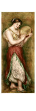 Dancing Girl with Tambourine Giclee Print by Pierre-Auguste Renoir