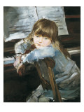 Girl before the Piano Giclee Print by Francesc Torrescassana