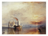 Das Kriegsschiff Temeraire Giclée-Druck von William Turner