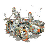 Perpetual Sentinel Giclee Print by HR-FM 