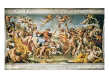 Triumph of Bacchus and Ariadne Giclée-tryk af Annibale Carracci Triumph of Bacchus and Ariadne Giclée-tryk af Annibale Carracci