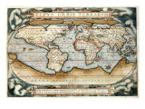 "Theatrum Orbis Terrarum" (Anntwerp, 1570) Giclee Print by Abraham Ortelius