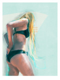 Planche de surf Reproduction procédé giclée par Charmaine Olivia