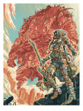 Mussive Cluster Units Attack Giclee Print by HR-FM 
