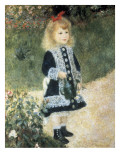 A Girl with a Watering Can Giclée-Druck von Pierre-Auguste Renoir