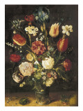 Vase of Flowers Giclee-trykk av Jan Bruegel the Elder Vase of Flowers Giclee-trykk av Jan Bruegel the Elder