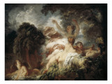 The Bathers Giclée-Druck von Jean-Honoré Fragonard