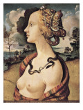 Portrait of Simonetta Vespucci by Botticelli Lámina giclée por Piero di Cosimo