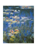 Waterlilies: Green Reflections Giclee Print by Claude Monet
