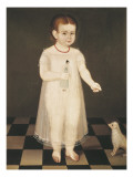 Young Girl with a Doll Giclee Print by Jose Maria Estrada