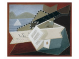 Guitar Facing the Sea Giclee Print by Juan Gris