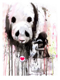 Will come to take sadness away Giclée-Druck von Lora Zombie