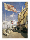 Hotel Des Roches-Noires in Trouville Giclee Print by Claude Monet