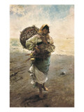 Fisherwoman Giclee Print by Rafael Senet