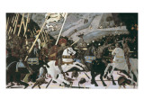 Niccolo Mauruzi De Tolentino at the Battle of San Romano Giclee Print by Paolo Uccello