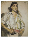 Pelotari Giclee Print by Luis Felipe Hernandez