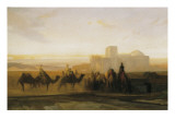 The Caravan Giclee Print by Alexandre Gabriel Decamps