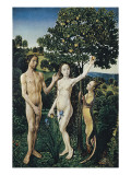 Diptych: the Fall of Man and the Lamentation Giclee Print by Hugo van der Goes