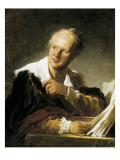 Denis Diderot Giclée-Druck von Jean-Honoré Fragonard