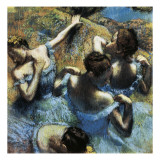 Blaue Tänzer Giclée-Druck von Edgar Degas