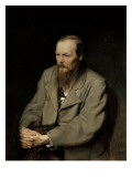 Portrait of Fyodor Dostoyevsky Reproduction procédé giclée par Vasili Grigorevich Perov