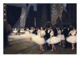 Backstage at the Opera Giclee Print by Jean Beraud