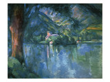 Lake Annecy Giclée-Druck von Paul Cezanne