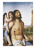 The Dead Christ Supported by an Angel Giclee Print by Antonello da Messina 