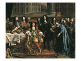 Establishment of the Royal Academy of Science and Foundation of the Observatory Giclee Print by Henri Testelin