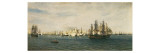 Battle of Trafalgar Giclee Print by Rafael Monleon Y Torres