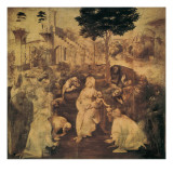 Adoration of the Magi Giclee Print by Leonardo da Vinci 