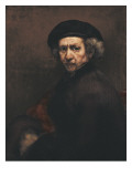 Self-Portrait Giclee Print by Rembrandt van Rijn 