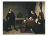 The Trial of Galileo Giclee-trykk av Cristiano Banti