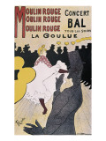 Moulin Rouge: La Goulue Giclee Print by Henri de Toulouse-Lautrec
