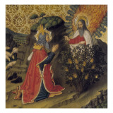 Moses and the Burning Bush Giclee Print by Jaume Huguet