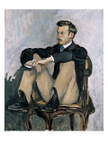 Portrait of Renoir Giclee-trykk av Jean-Frederic Bazille