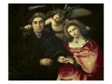 Signor Marsilio Cassotti and His Wife, Faustina Wydruk giclee autor Lorenzo Lotto Signor Marsilio Cassotti and His Wife, Faustina Wydruk giclee autor Lorenzo Lotto