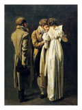 The Amateur Print Collectors (Les Amateurs D'Estampes) Giclee-trykk av Louis Leopold Boilly